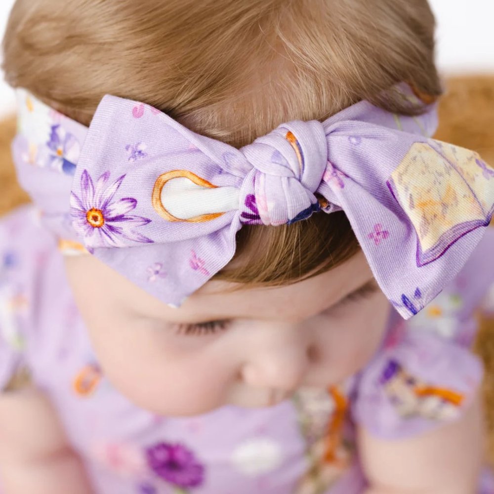 LITTLE CROWNS & CAPES  Rapunzel Hair Bow